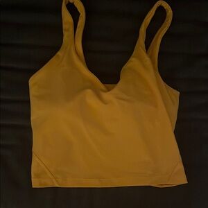 Lululemon orange align tank barely used sized 6